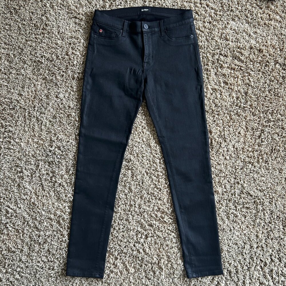Hudson Jeans Black Skinny Jeans Sleek Modern Fit